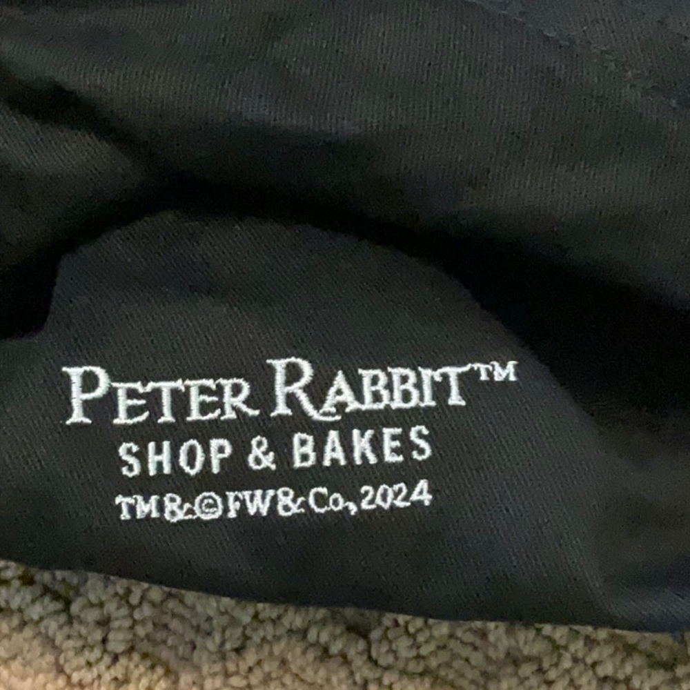 Peter Rabbit Tan Bucket Hat with Embroidered Rabbit - Picture 5 of 5